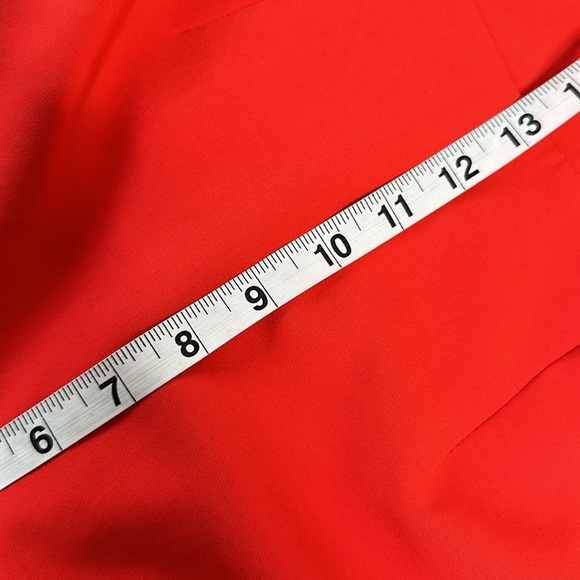 ASOS DESIGN | Twist Front Strappy Culotte Jumpsuit in Red - Picture 11 of 15